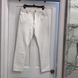 Levi’s 501 White Skinny Jeans